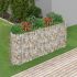 Strat înălțat gabion, 400x100x50 cm, fier galvanizat GartenMobel Dekor