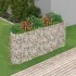 Strat înălțat gabion, 600x100x50 cm, fier galvanizat GartenMobel Dekor