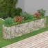 Strat înălțat gabion, 600x100x50 cm, fier galvanizat GartenMobel Dekor