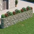 Strat înălțat gabion, 600x100x50 cm, fier galvanizat GartenMobel Dekor