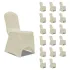 Huse de scaun elastice, 24 buc., alb GartenMobel Dekor