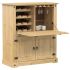 Cabinet pentru vin Alb 97 x 45 x 114 cm Lemn de pin masiv GartenMobel Dekor