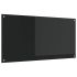 Spate de bucătărie Negru 120 x 60 cm sticlă securizată GartenMobel Dekor