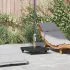 Bază pentru umbrelă Negru 45 x 45 x 45 cm Granit GartenMobel Dekor