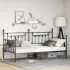 Cadru de pat daybed Alb 107x203 cm Oțel GartenMobel Dekor
