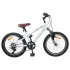 Kids Mountain Bike 24 Inci 6-Speed pentru 8-12 ani Alb GartenMobel Dekor