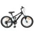 Kids Mountain Bike 24 Inci 6-Speed pentru 8-12 ani Negru GartenMobel Dekor