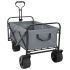 Trolley Manevrabil Pliabil Manual Gri 89 x 63 x 96 cm GartenMobel Dekor