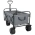 Trolley Manevrabil Pliabil Manual Roșu 89 x 63 x 96 cm GartenMobel Dekor