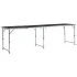 Masă de camping pliabilă, gri, 240 x 60 cm, aluminiu GartenMobel Dekor