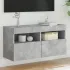 Comodă TV de perete cu LED, 2 buc, gri sonoma, 80x30x40 cm GartenMobel Dekor