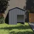 Cușcă câine cu acoperiș antracit 117x103x123 cm oțel galvanizat GartenMobel Dekor