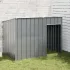 Cușcă câine cu acoperiș antracit 196x91x110 cm oțel galvanizat GartenMobel Dekor