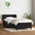 Pat box spring cu saltea, negru, 180x200 cm, catifea GartenMobel Dekor