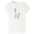 Tricou pentru copii, ecru, 140 GartenMobel Dekor