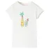 Tricou pentru copii, ecru, 140 GartenMobel Dekor