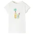 Tricou pentru copii, ecru, 140 GartenMobel Dekor