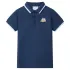 Tricou polo pentru copii, albastru închis, 92 GartenMobel Dekor