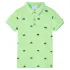 Tricou polo pentru copii, verde neon, 92 GartenMobel Dekor