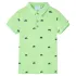 Tricou polo pentru copii, verde neon, 92 GartenMobel Dekor