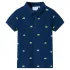 Tricou polo pentru copii, bleumarin, 116 GartenMobel Dekor