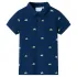 Tricou polo pentru copii, bleumarin, 116 GartenMobel Dekor