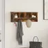 Răcător de paltoane montat pe perete sonoma gri 75 x 16 x 26 cm GartenMobel Dekor
