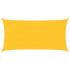 Pânză parasolar galben dreptunghiular 3,5x4,5m HDPE 160 g/m² GartenMobel Dekor