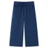 Pantaloni pentru copii cu picioare largi, bleumarin, 140 GartenMobel Dekor