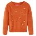 Pulover pentru copii tricotat, ocru, 92 GartenMobel Dekor