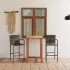 Set mobilier de bar de grădină, 5 piese, gri GartenMobel Dekor