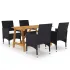 Set mobilier de grădină, 5 piese, gri GartenMobel Dekor