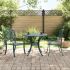 Set mobilier de grădină, 5 piese, verde, aluminiu turnat GartenMobel Dekor