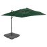 Umbrelă de soare de grădină, bază portabilă, verde GartenMobel Dekor