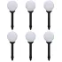 Lămpi de exterior pentru alee LED 8 buc. 15 cm, cu țăruș de sol GartenMobel Dekor