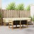 Set de canapele de exterior cu pernă 7 pcs Natural și Bej GartenMobel Dekor