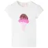 Tricou pentru copii, ecru, 116 GartenMobel Dekor
