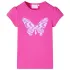 Tricou de copii, mâneci tip șapcă, roz închis, 116 GartenMobel Dekor