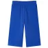 Pantaloni pentru copii cu picioare largi, albastru cobalt, 128 GartenMobel Dekor