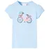Tricou pentru copii, albastru deschis, 140 GartenMobel Dekor