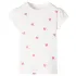 Tricou pentru copii, ecru, 104 GartenMobel Dekor