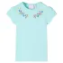Tricou pentru copii, turcoaz deschis, 140 GartenMobel Dekor