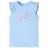 Tricou pentru copii cu mâneci scurte, albastru deschis, 104 GartenMobel Dekor