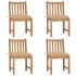 Scaune de grădină cu perne, 6 buc., lemn masiv de tec GartenMobel Dekor