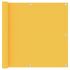 Paravan de balcon, galben, 75 x 400 cm, țesătură oxford GartenMobel Dekor
