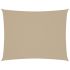 Pânză parasolar, bej, 5x7 m, țesătură oxford, dreptunghiular GartenMobel Dekor