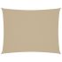 Pânză parasolar, bej, 5x7 m, țesătură oxford, dreptunghiular GartenMobel Dekor