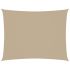 Pânză parasolar, bej, 5x7 m, țesătură oxford, dreptunghiular GartenMobel Dekor