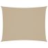 Pânză parasolar, bej, 5x7 m, țesătură oxford, dreptunghiular GartenMobel Dekor