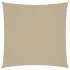 Parasolar, bej, 7x7 m, țesătură oxford, pătrat GartenMobel Dekor